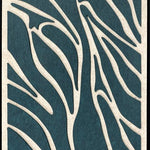 Feltro Acustico 003 Walldecoration Wandkraft 80x120 cm Baklijst Zwart Groen