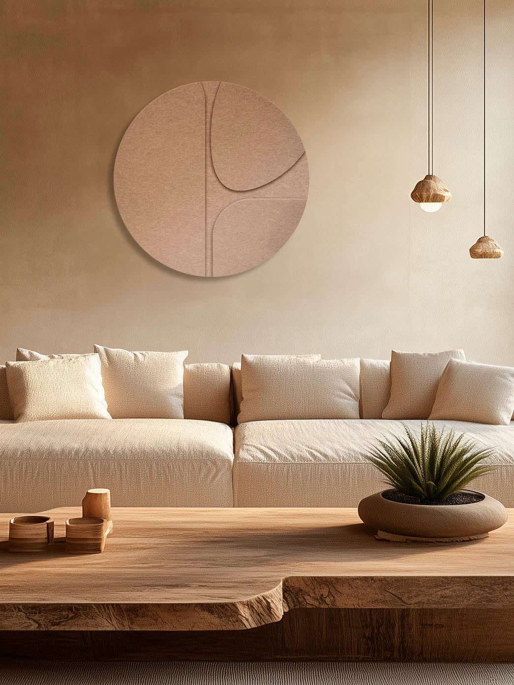 Organic Flow Walldecoration Wandkraft