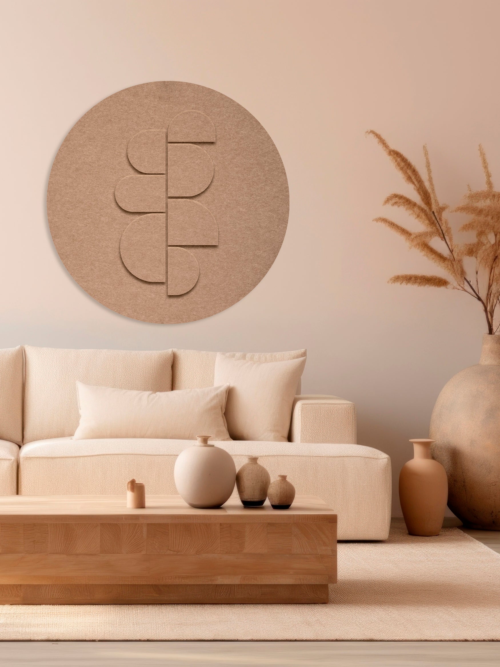 Symmetry Leaf Walldecoration Wandkraft