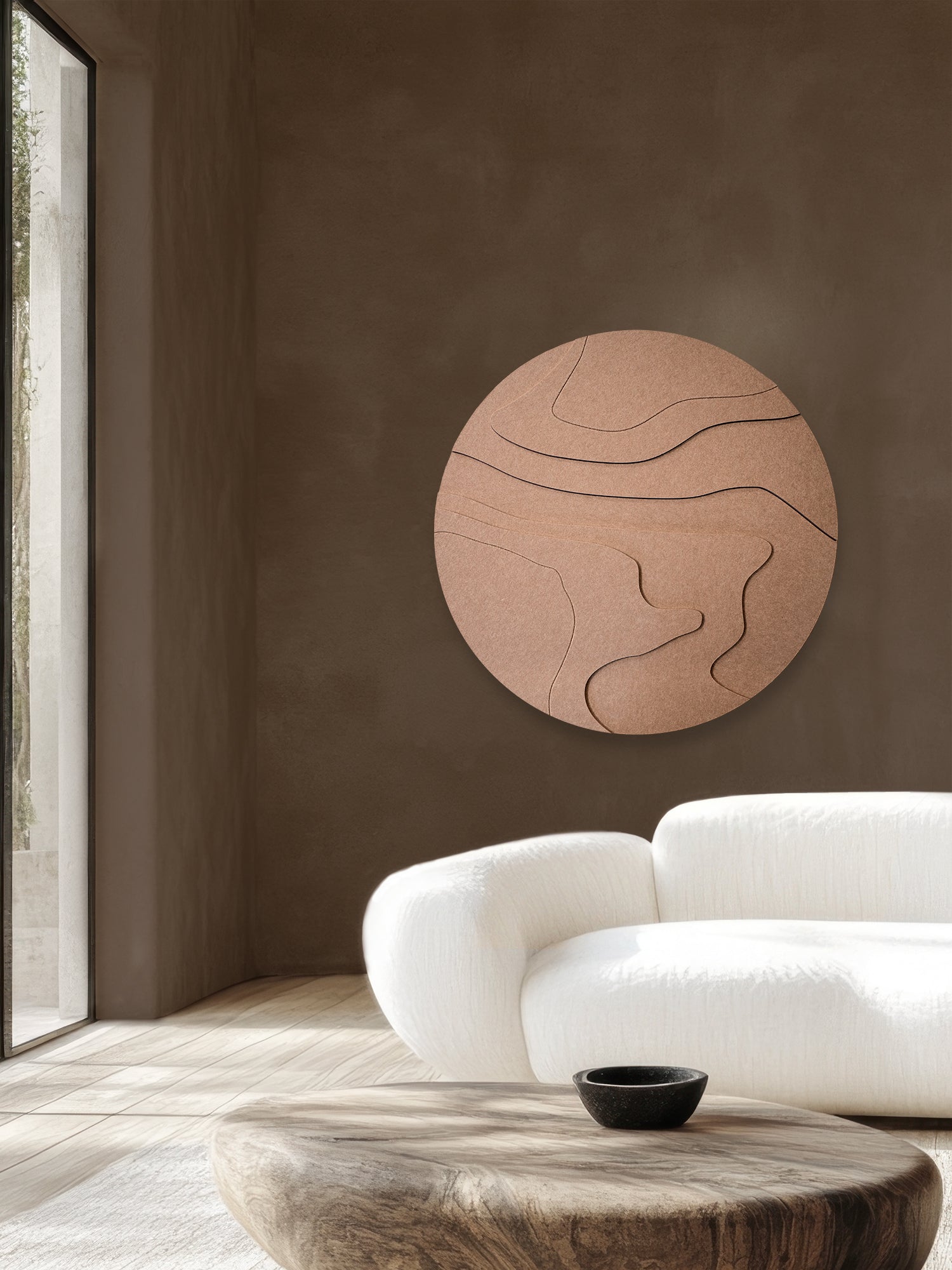 Contour Flow Walldecoration Wandkraft