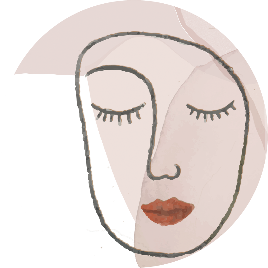 Organic Shapes 006 Walldecoration Wandkraft Ø30 cm