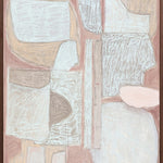 Tanada Walldecoration Wandkraft 80x120 cm Baklijst Wenge