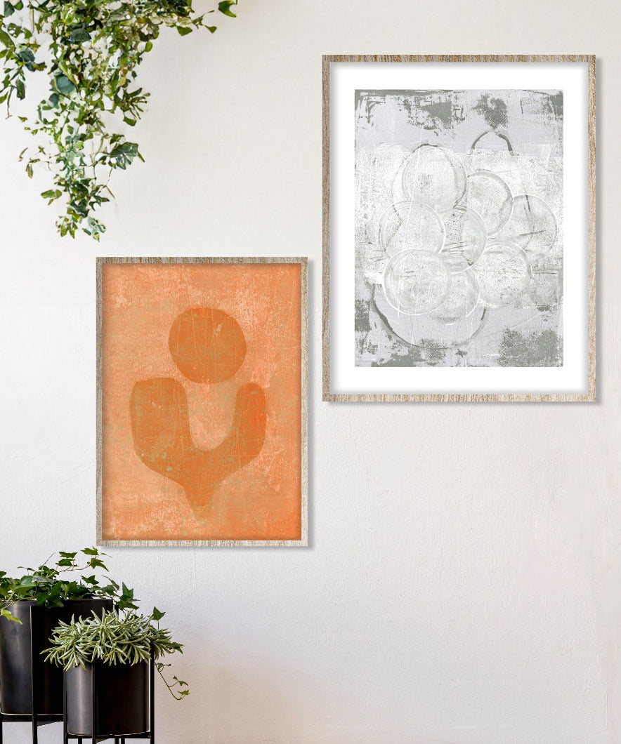 Bubbles in grey Walldecoration Wandkraft