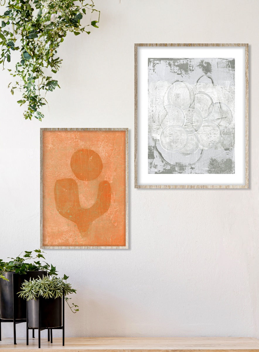 Bubbles in grey Walldecoration Wandkraft