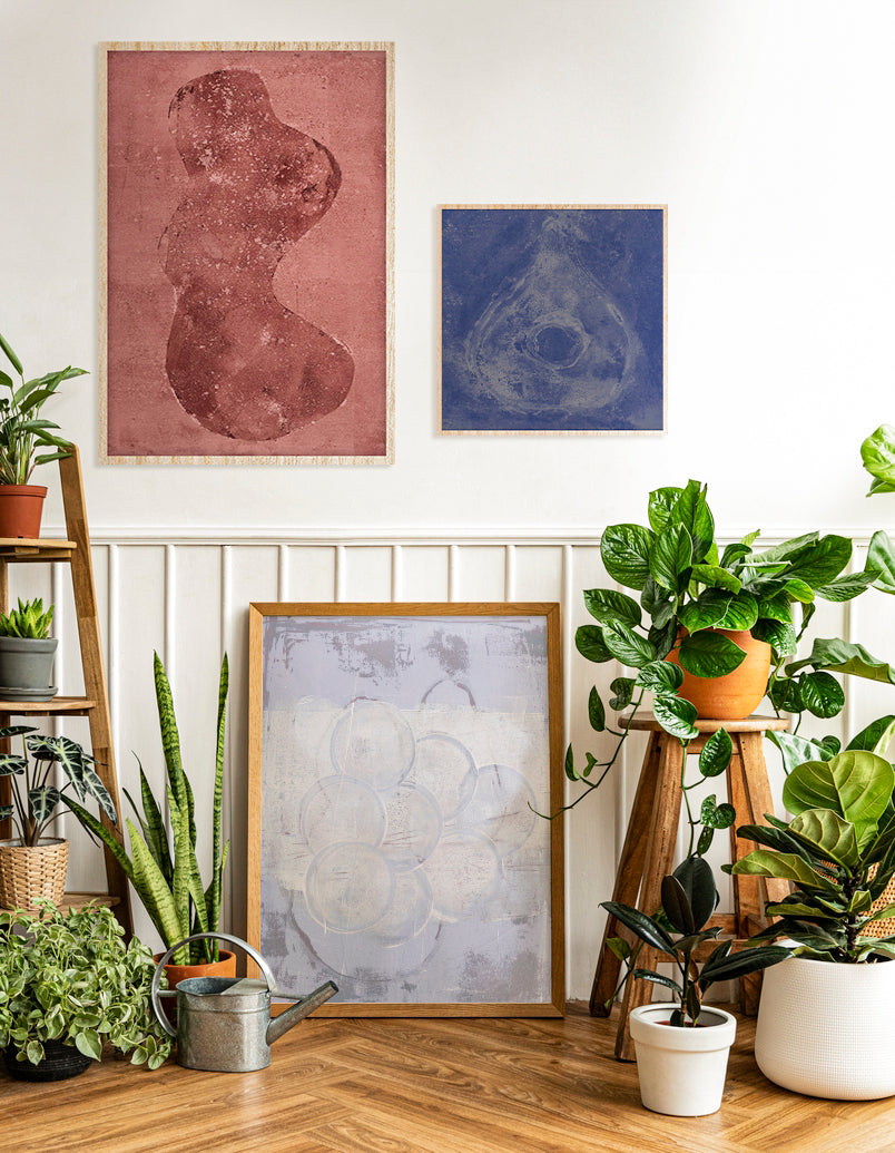 Bubbles in lightblue Walldecoration Wandkraft