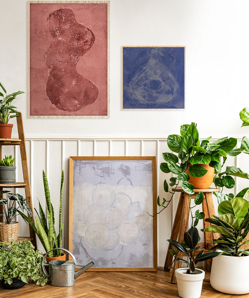 Bubbles in lightblue Walldecoration Wandkraft