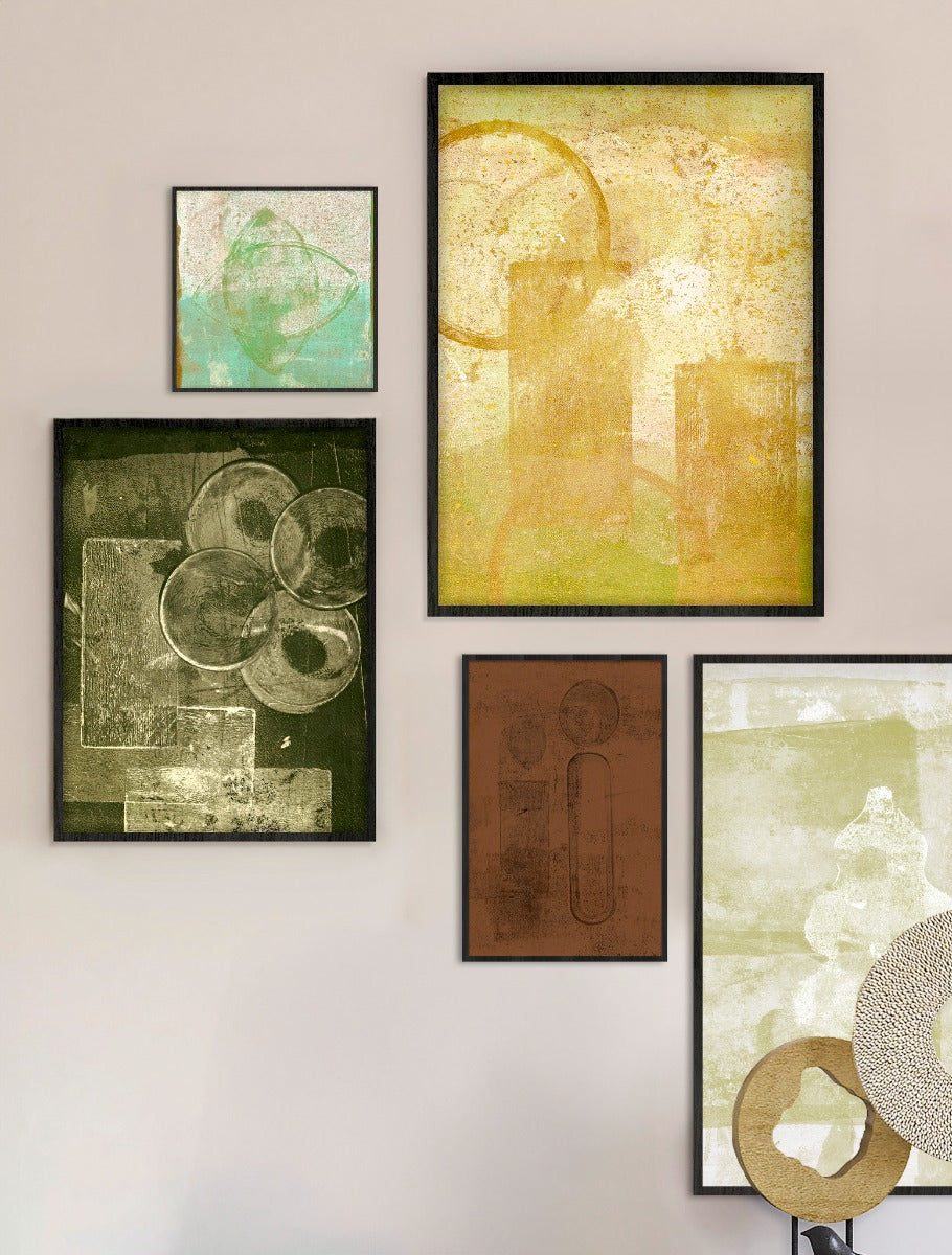 Antique Vase in Beige Walldecoration Wandkraft