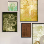 Antique Vase in Beige Walldecoration Wandkraft