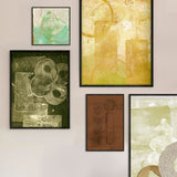 Antique Vase in Beige Walldecoration Wandkraft