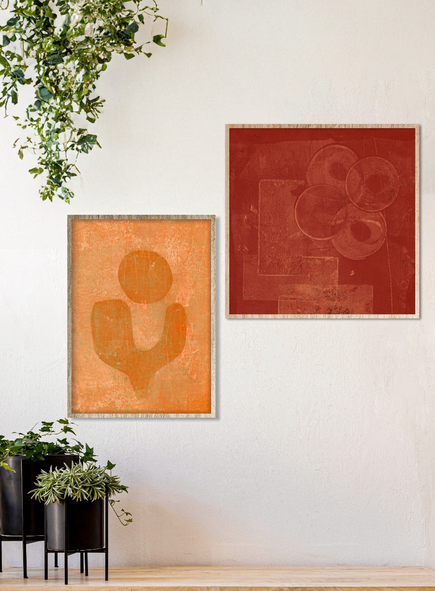 Roller Coaster in Red Walldecoration Wandkraft