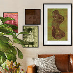 Shadow in Green Walldecoration Wandkraft