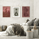 Organic vase in Green Walldecoration Wandkraft