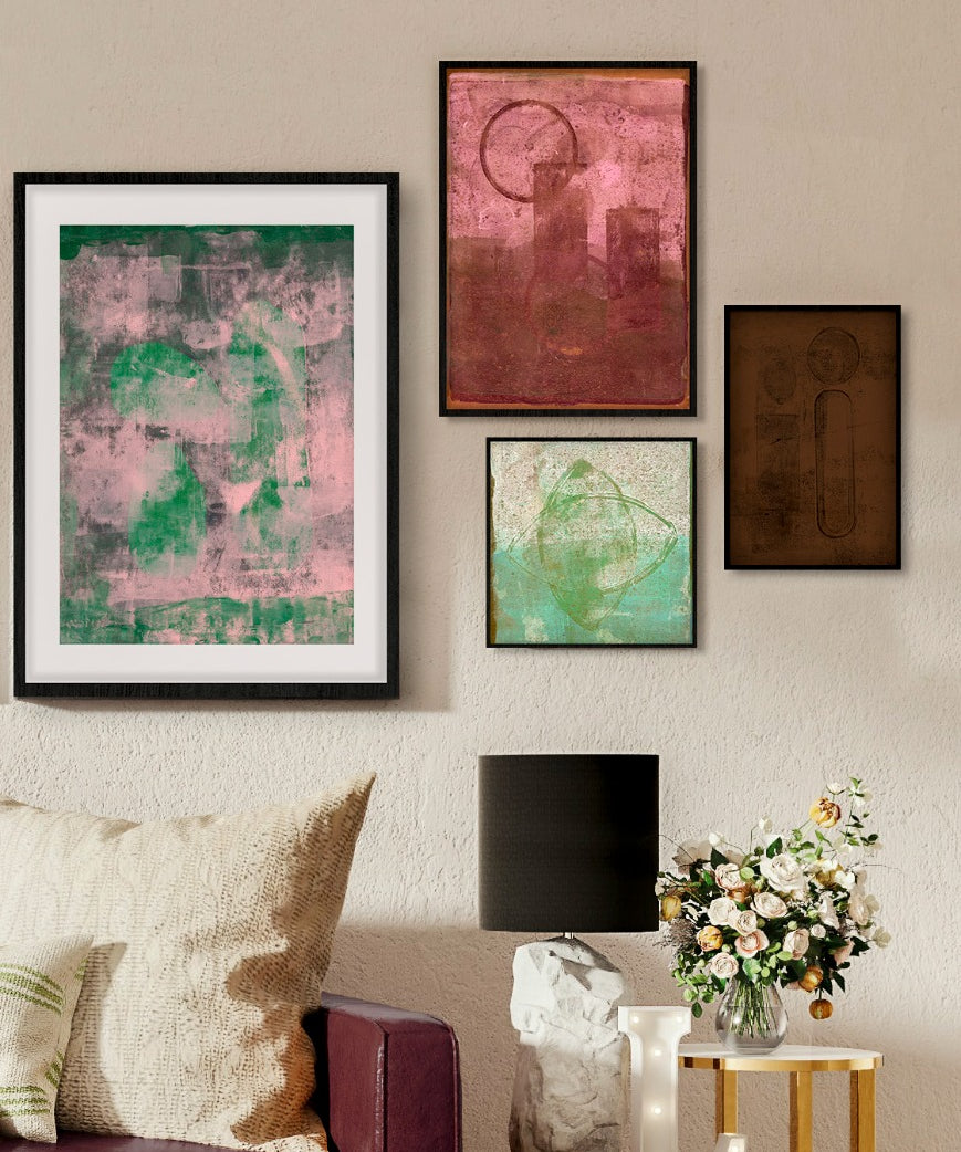 Green Stones Walldecoration Wandkraft