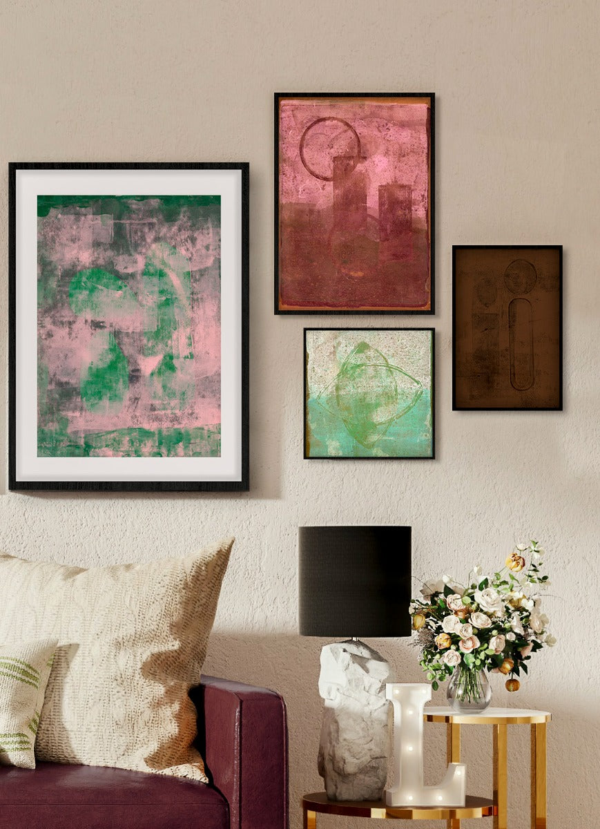 Green Stones Walldecoration Wandkraft