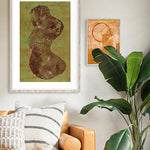 Sunrise in Orange Walldecoration Wandkraft