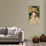 Lady with Hat by Pierre Auguste Renoir Walldecoration Wandkraft