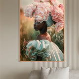Peony Queen Walldecoration Wandkraft