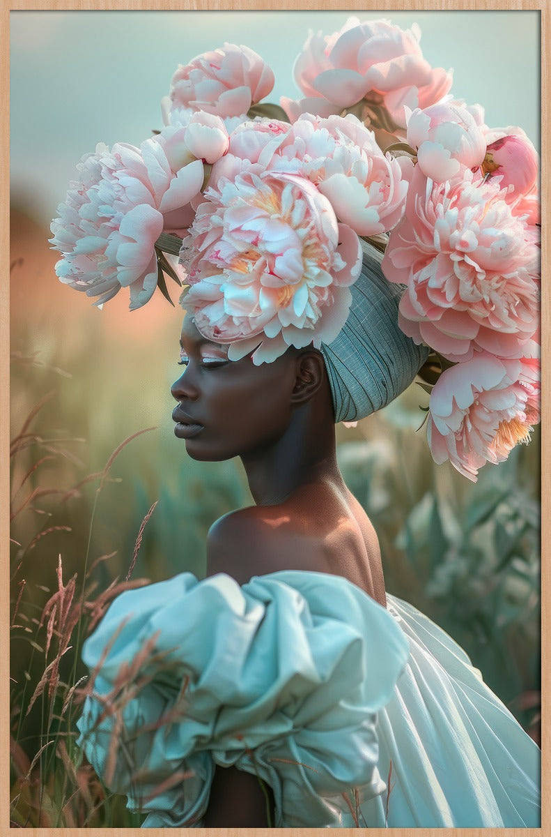 Peony Queen Walldecoration Wandkraft