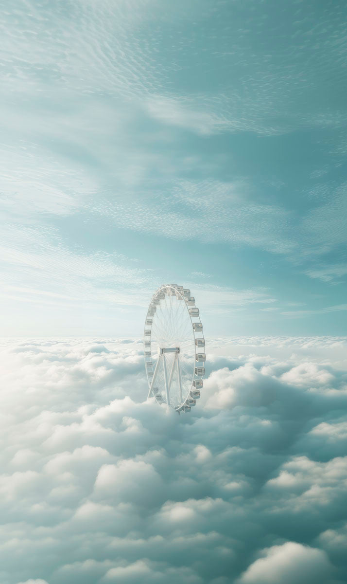 Sky Ferris (Outlet) Walldecoration Wandkraft 70x118 cm
