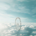 Sky Ferris (Outlet) Walldecoration Wandkraft 70x118 cm