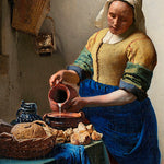 The Milkmaid by Johannes Vermeer Walldecoration Wandkraft 70x118 cm