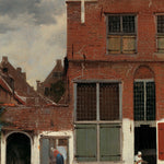 The Alley by Johannes Vermeer Walldecoration Wandkraft 70x118 cm