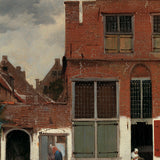 The Alley by Johannes Vermeer Walldecoration Wandkraft 70x118 cm
