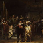 Dutch Masters 010 by Rembrandt van Rijn Walldecoration Wandkraft 74x74 cm