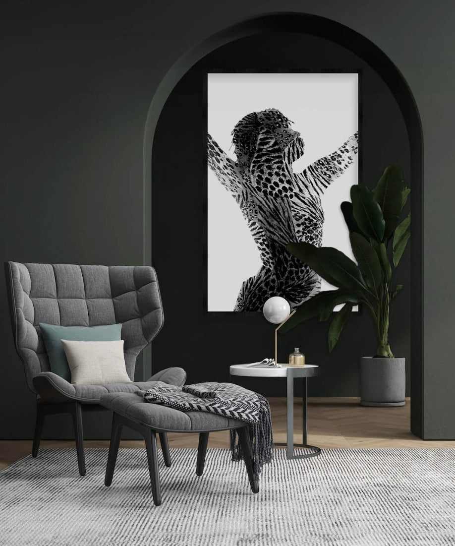 Tigresse Walldecoration Wandkraft