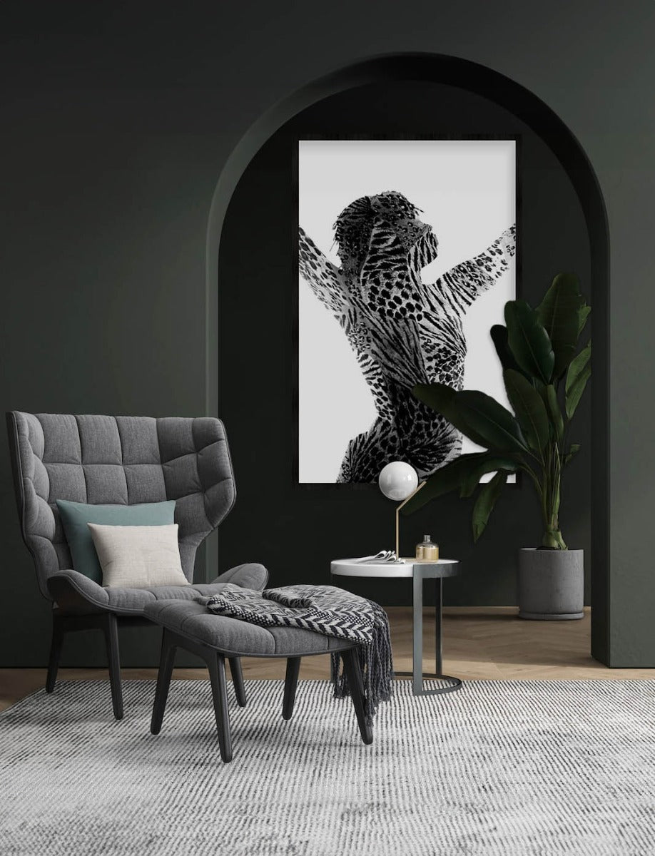 Tigresse Walldecoration Wandkraft