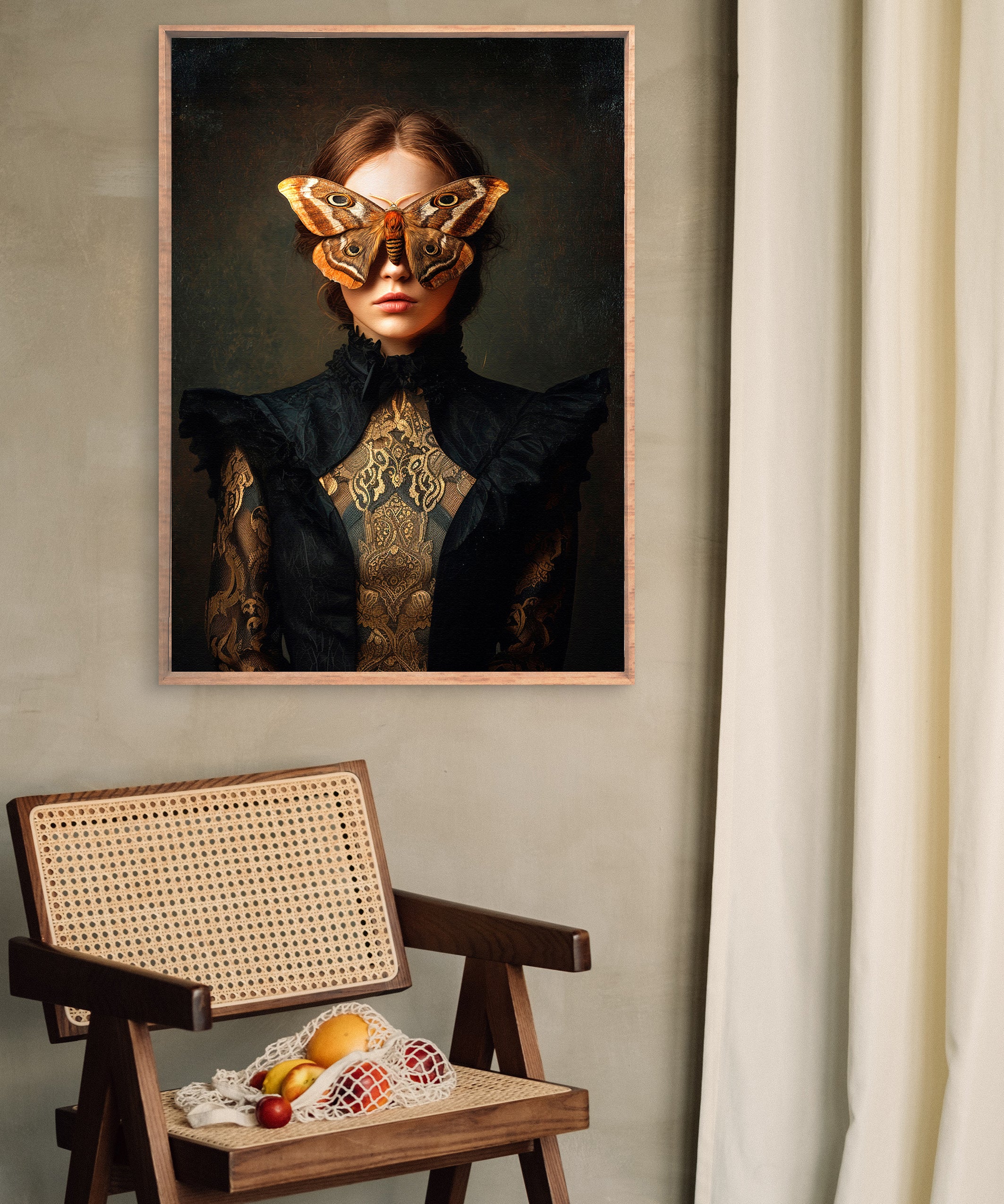 The Moth Queen Walldecoration Wandkraft