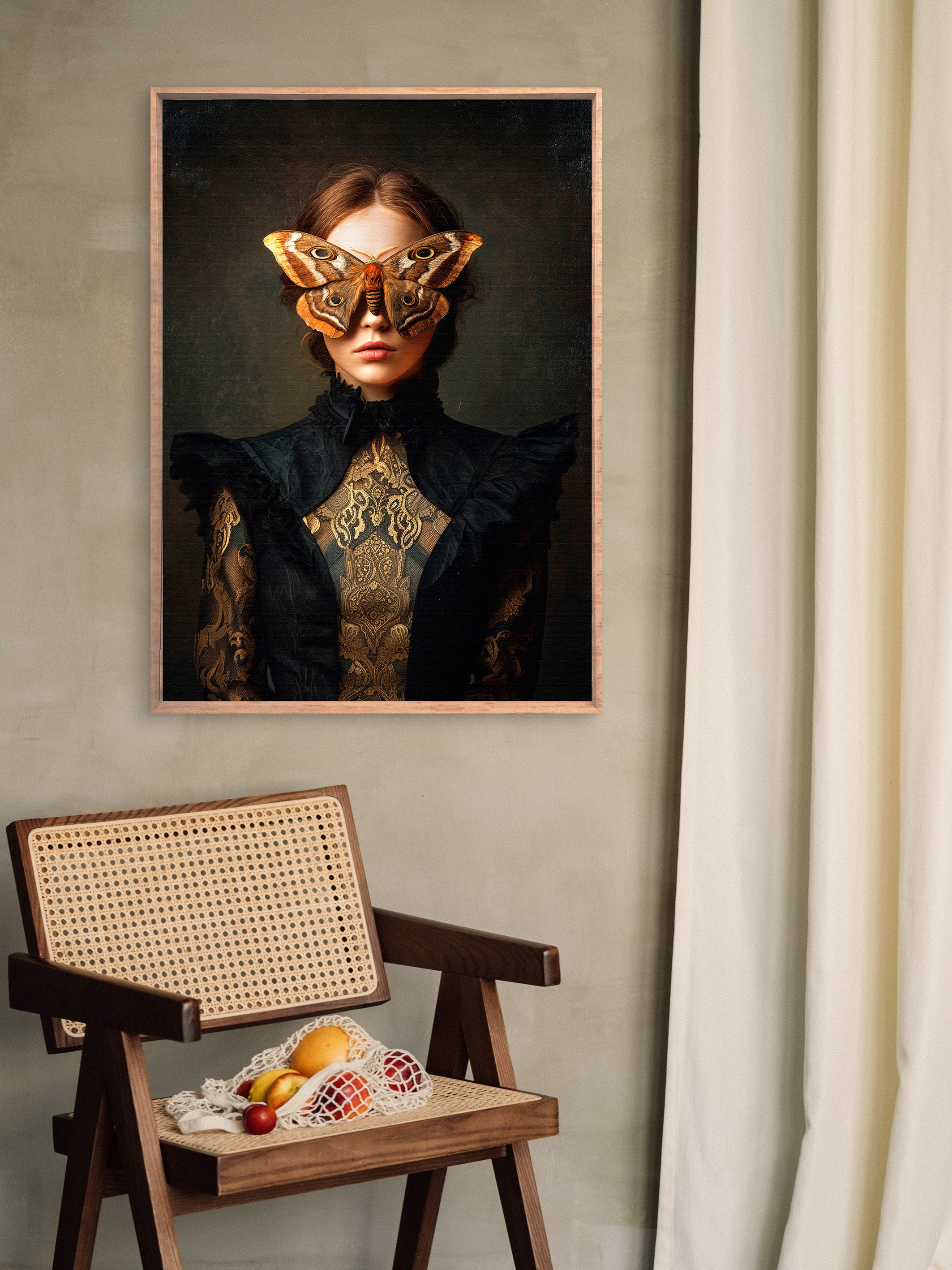 The Moth Queen Walldecoration Wandkraft