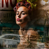 Rebel Beauty Walldecoration Wandkraft 70x118 cm