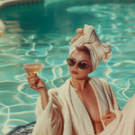 Luxury at the Pool Walldecoration Wandkraft 98x48 cm