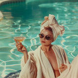 Luxury at the Pool Walldecoration Wandkraft 98x48 cm