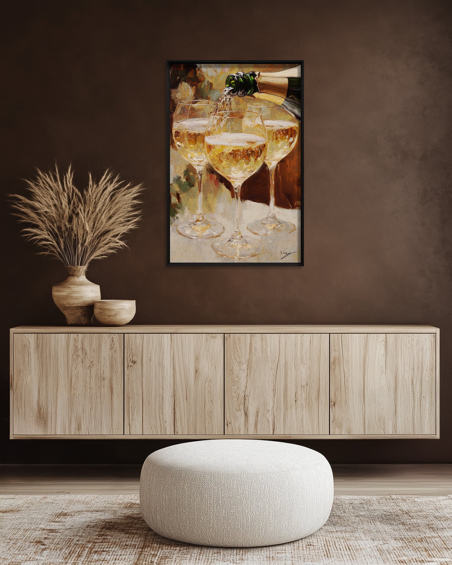 Golden Bubbles Walldecoration Wandkraft