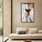 Crimson Elegance Walldecoration Wandkraft