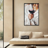Crimson Elegance Walldecoration Wandkraft