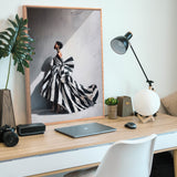 Elegance in Motion Walldecoration Wandkraft
