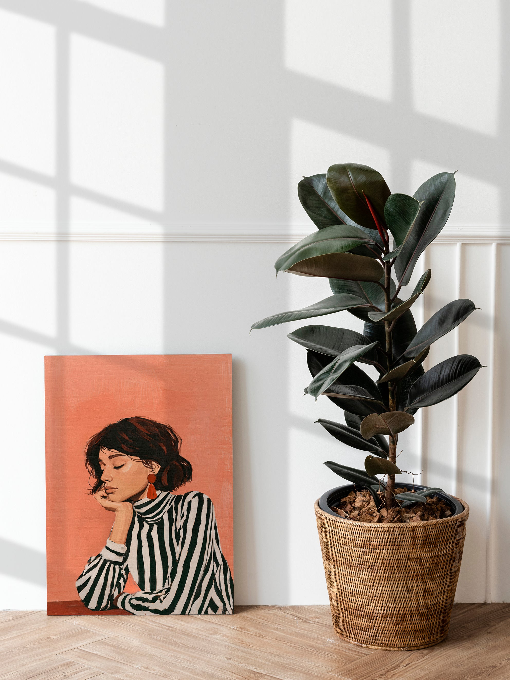 Striped Thoughts Walldecoration Wandkraft