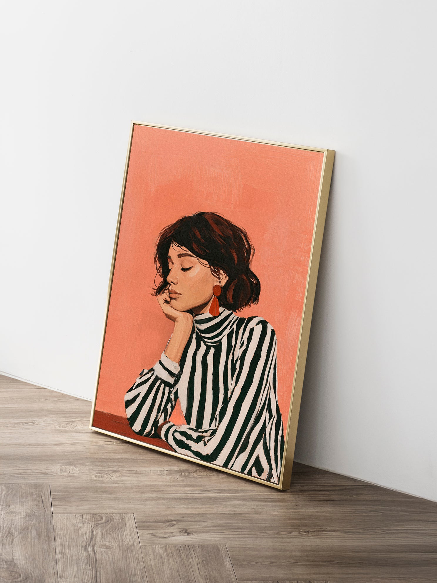 Striped Thoughts Walldecoration Wandkraft