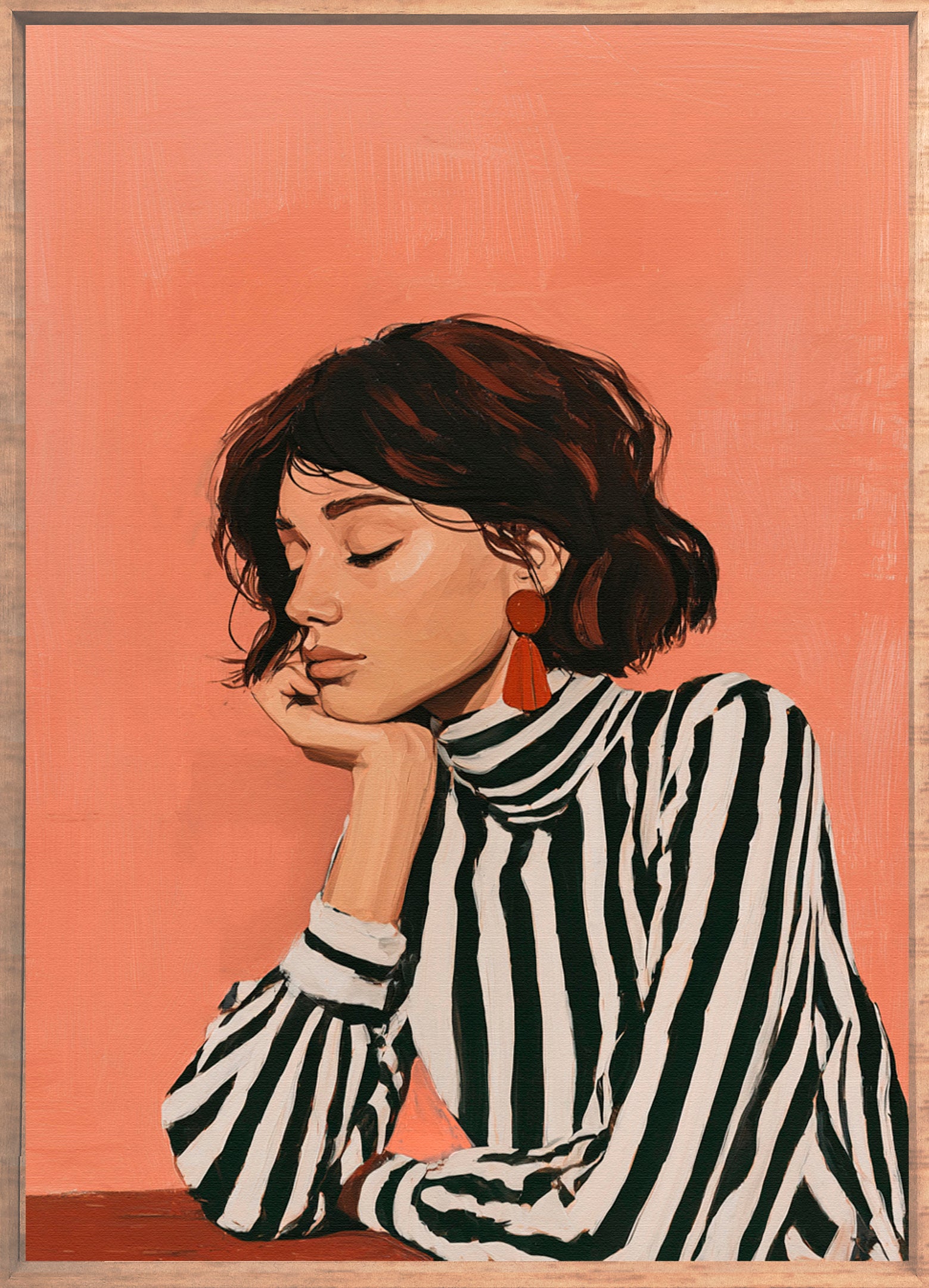 Striped Thoughts Walldecoration Wandkraft