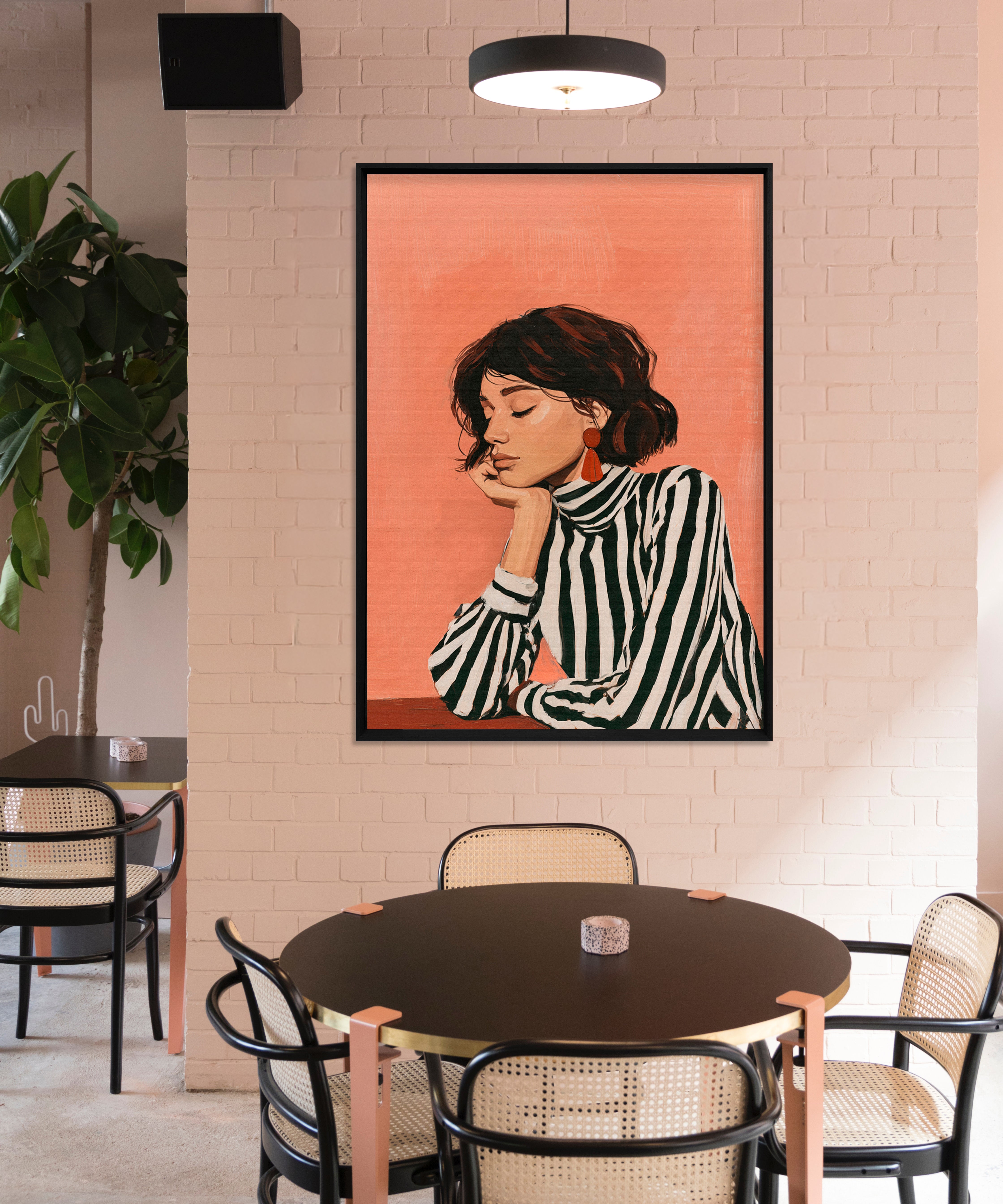 Striped Thoughts Walldecoration Wandkraft