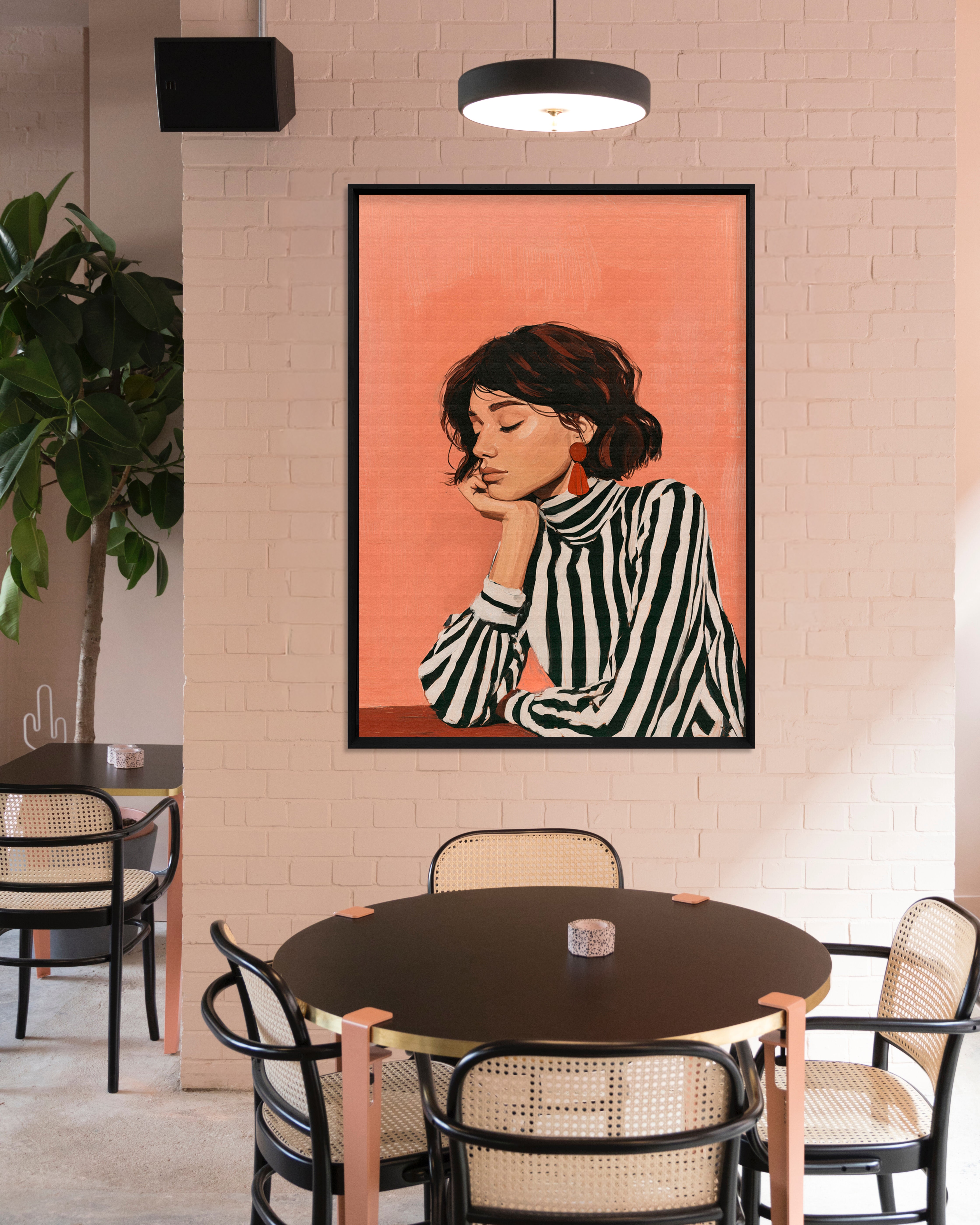Striped Thoughts Walldecoration Wandkraft