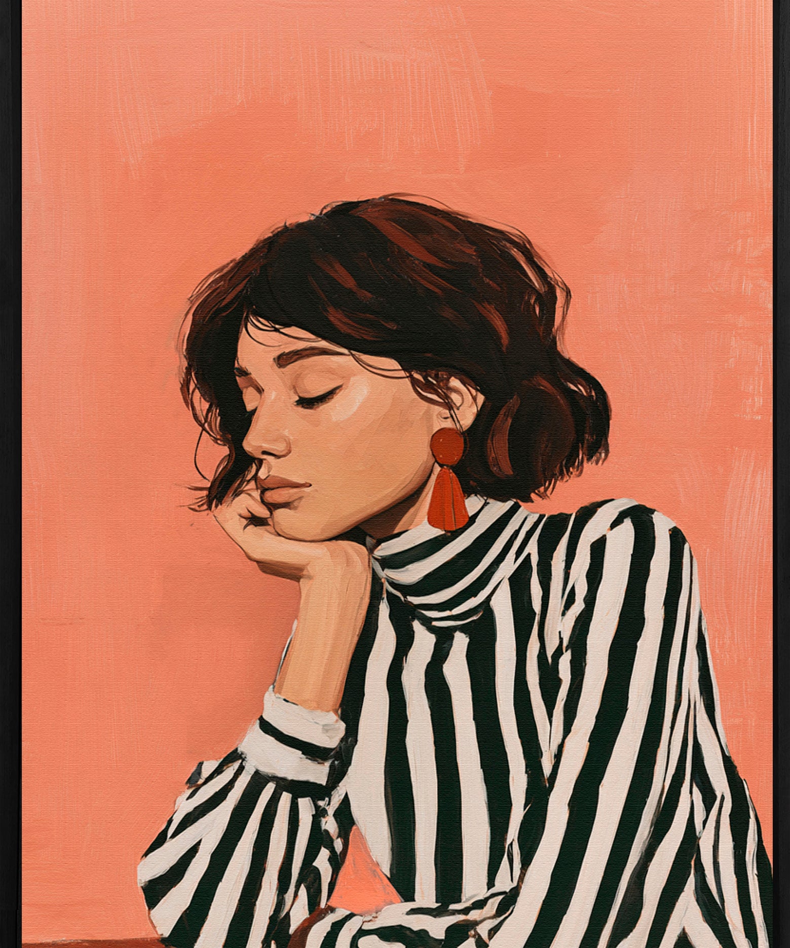 Striped Thoughts Walldecoration Wandkraft