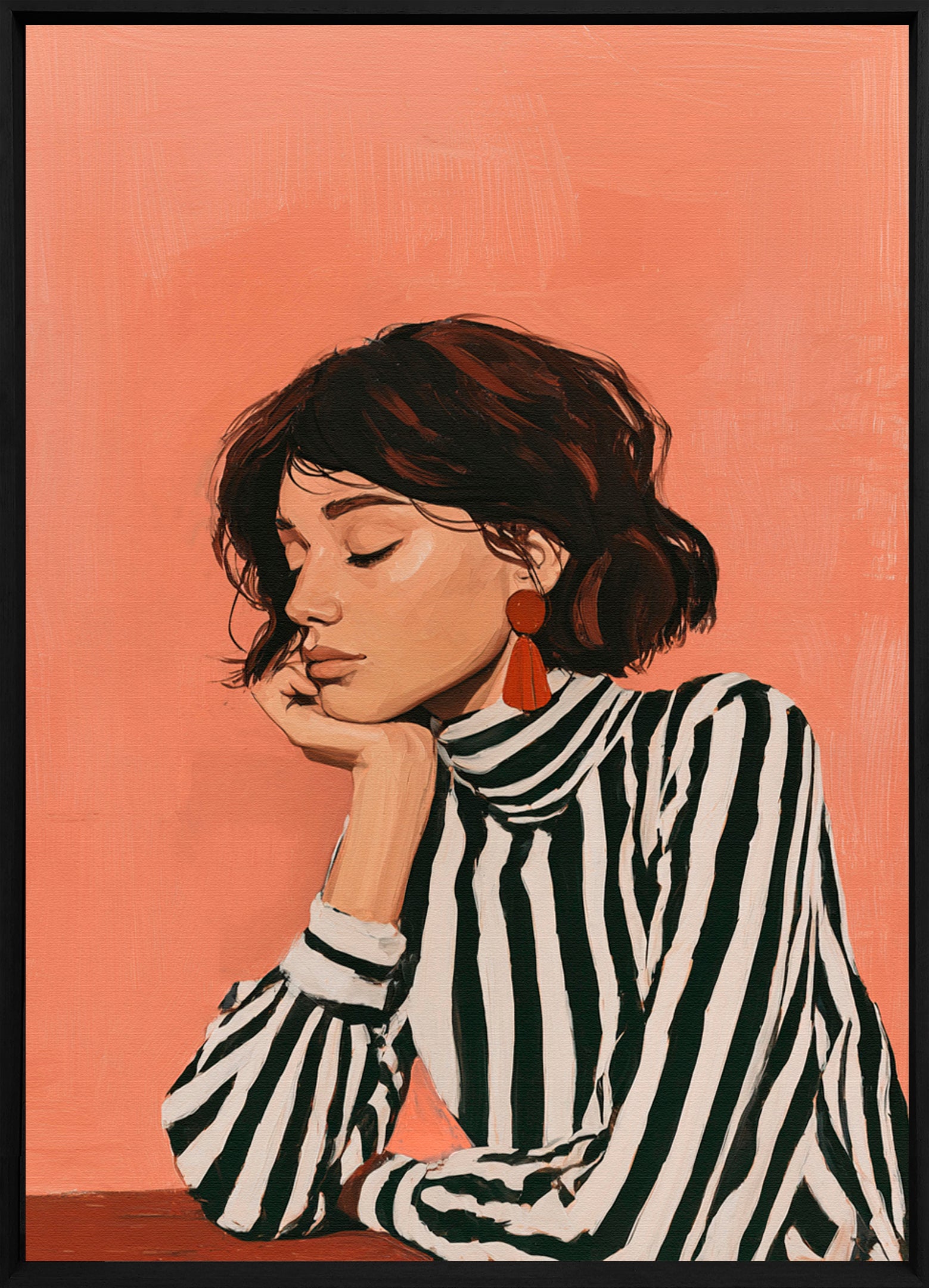 Striped Thoughts Walldecoration Wandkraft