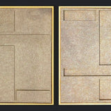 Feltro Acustico 008 Set Walldecoration Wandkraft 60x60 cm Baklijst Blank