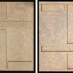 Feltro Acustico 008 Set Walldecoration Wandkraft 60x60 cm Baklijst Zwart