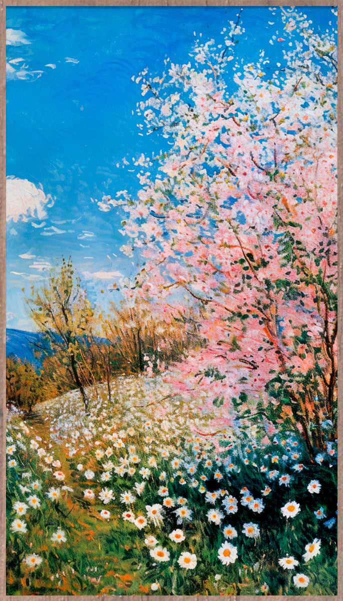 Spring Symphony Walldecoration Wandkraft Canvas 40x60 cm Baklijst Blank