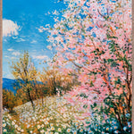 Spring Symphony Walldecoration Wandkraft Canvas 40x60 cm Baklijst Blank